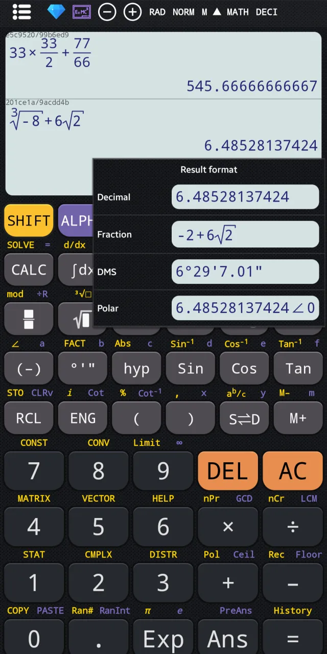 Scientific calculator plus 991 - Screen 5