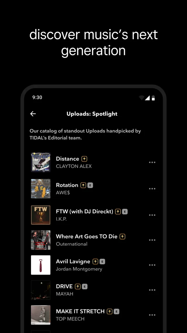 TIDAL Music: HiFi sound - Screen 5