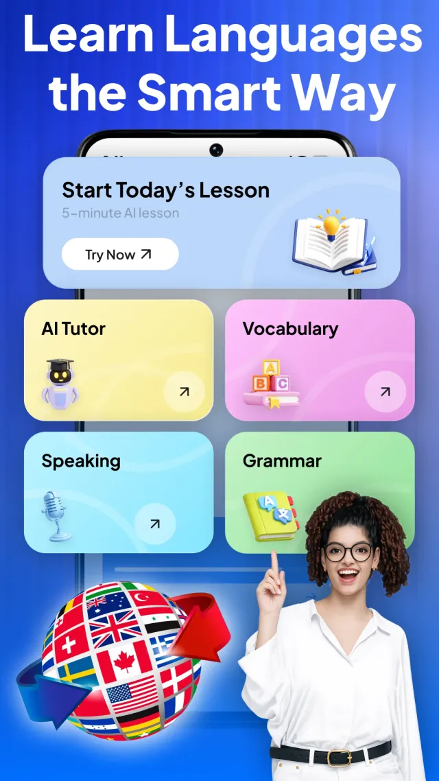 Engla: Learn Language with AI - Screen 1