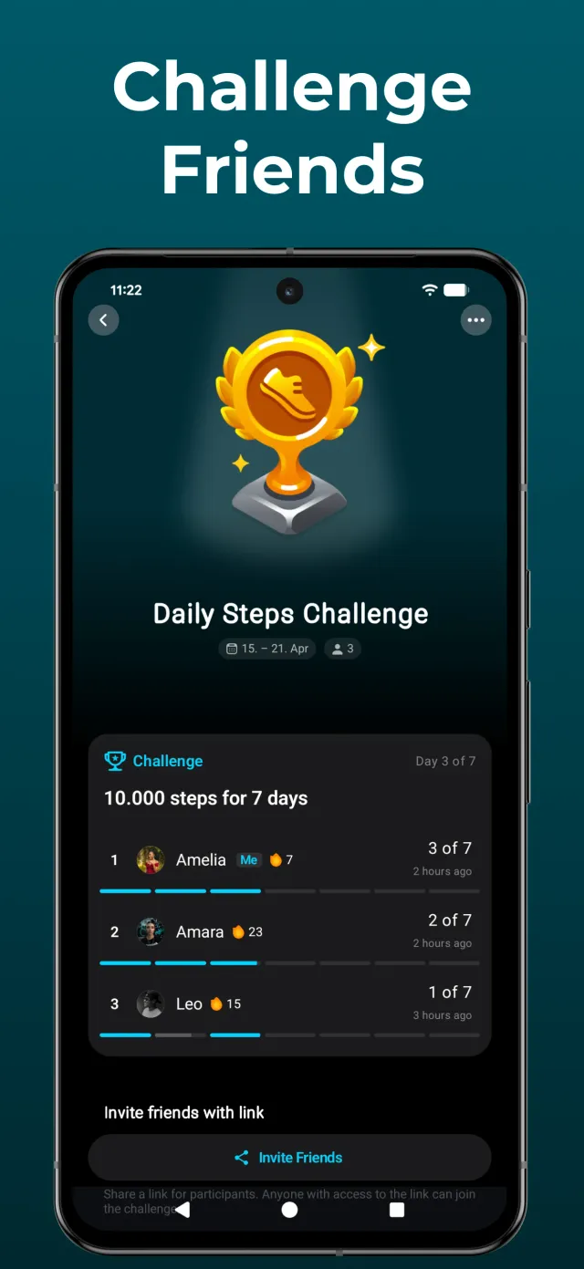 StepsApp - Step Counter - Screen 3