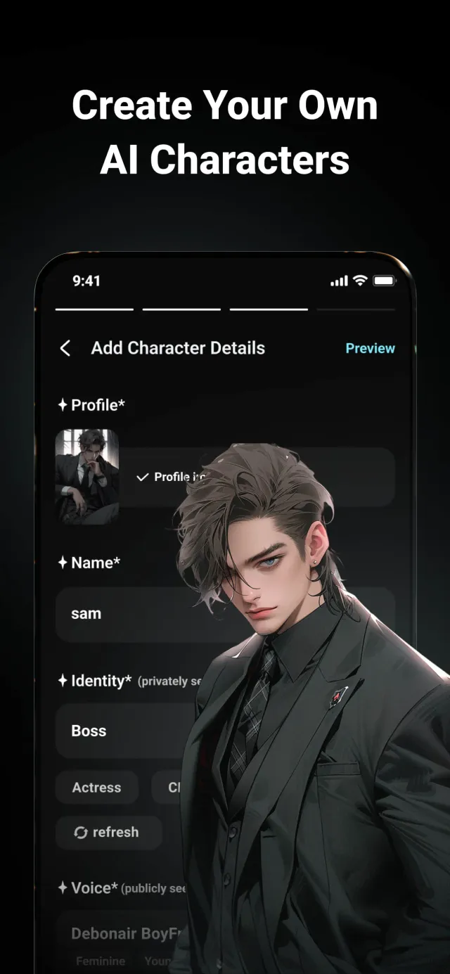 Flipped:Chat with AI Character - Screen 4