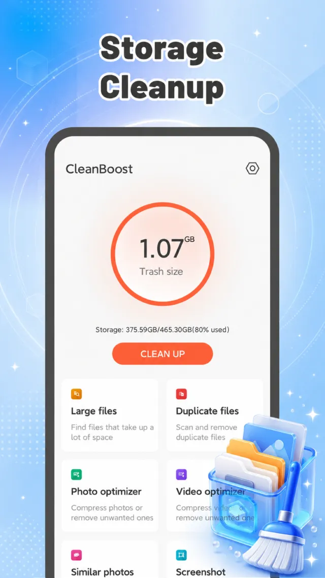 CleanBoost - Junk Cleaner - Screen 1