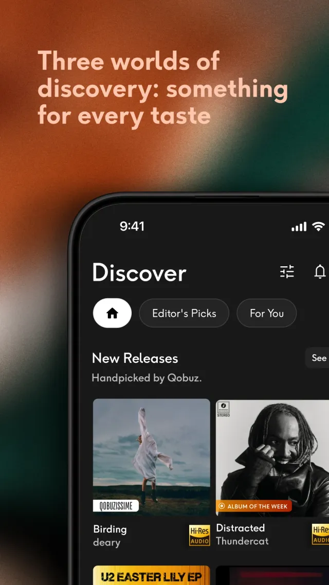 Qobuz: Music & Editorial - Screen 1