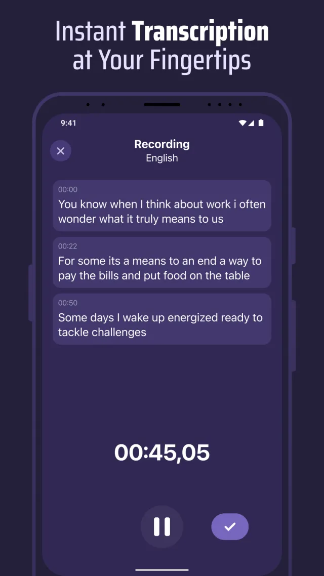 Voice & Transcribe - QuickVox - Screen 3