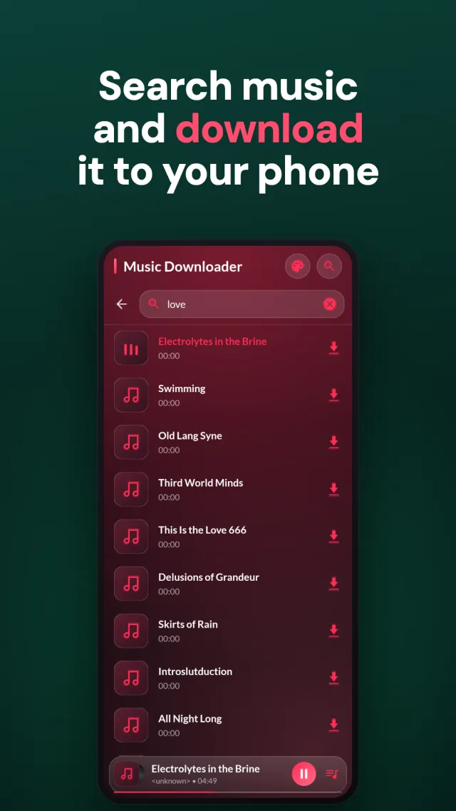 Music Downloader & MP3 Player - Screen 1