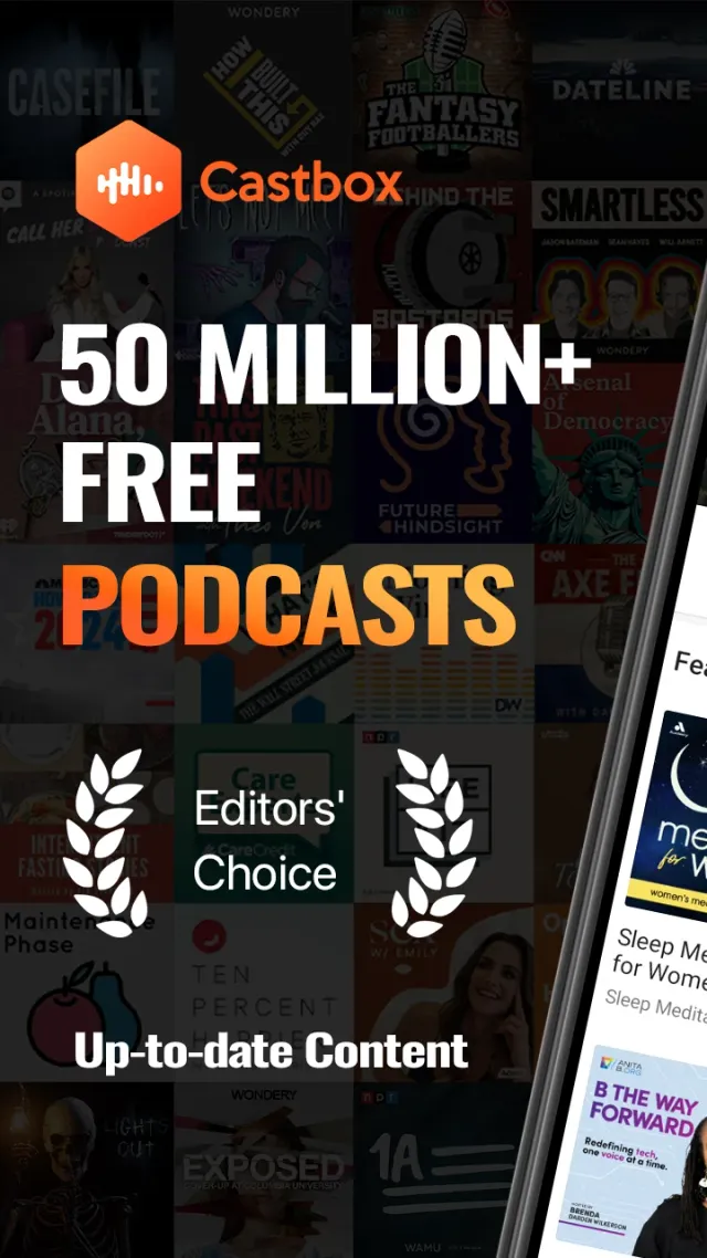Podcast Player - Castbox - Screen 1