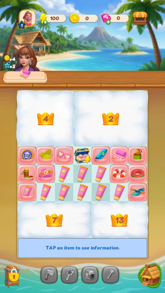 Beach Bliss: Merge Puzzle - Screen 1