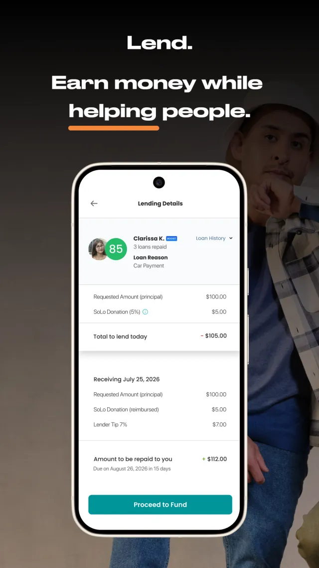 SoLo Funds: Lend & Borrow - Screen 3