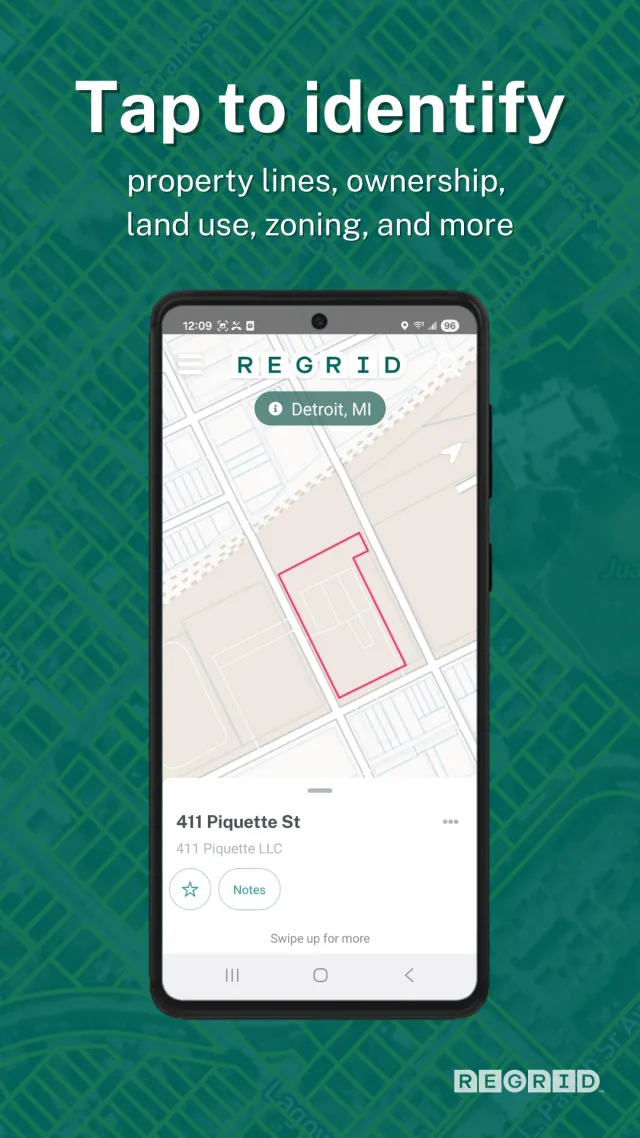 Regrid Property App - Screen 1