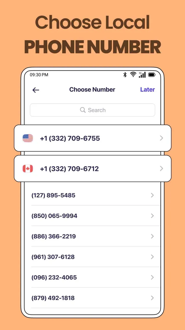 TextNum: Call + Text for Now！ - Screen 5
