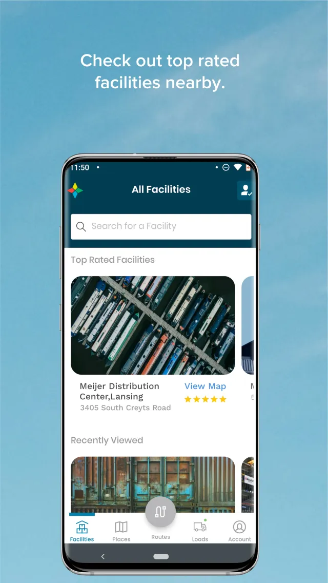 FourKites CarrierLink App - Screen 1