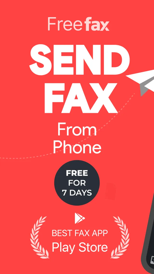 FREE FAX App Send Fax, Receive - Screen 1