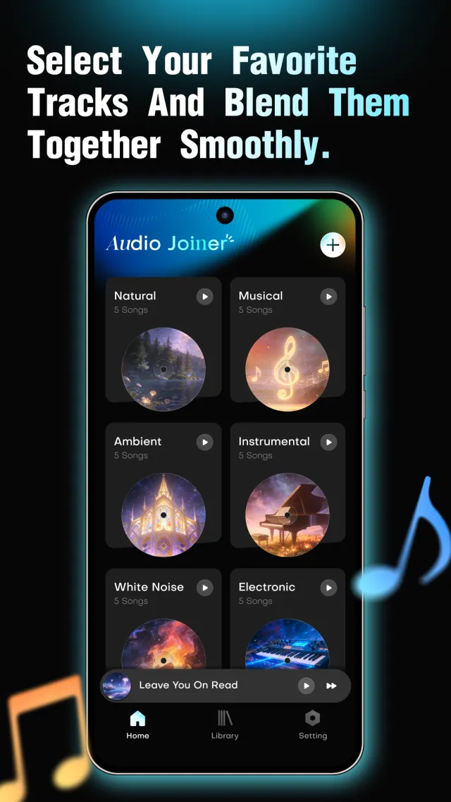 Audio Joiner-Music mixer - Screen 1