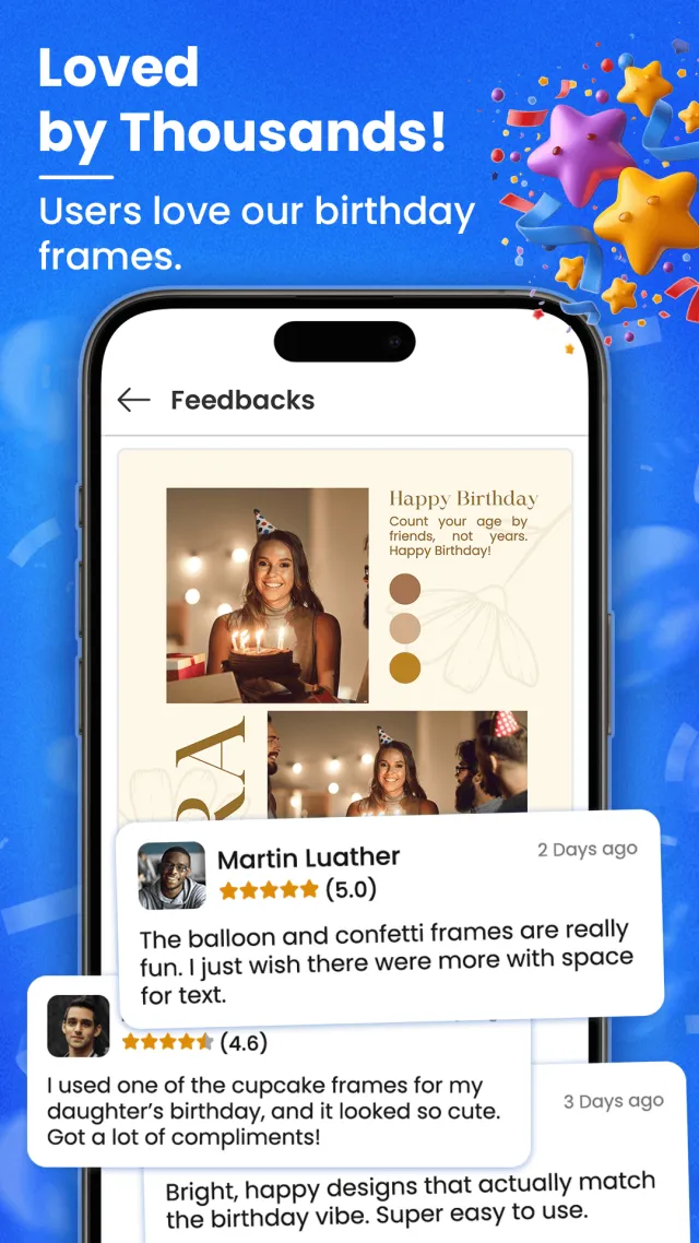 Birthday Photo Frame & Editor - Screen 4