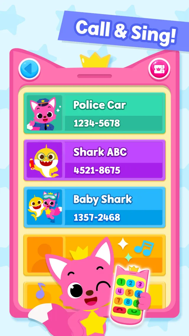 Pinkfong Baby Shark Phone Game - Screen 3