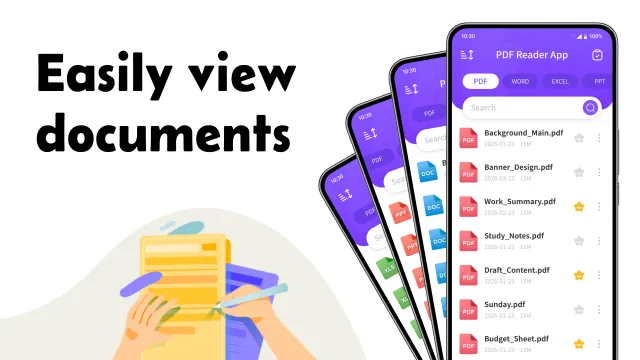 PDF Reader App - Screen 1