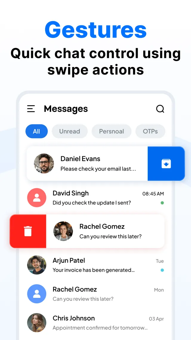 SMS Messages App - Screen 6