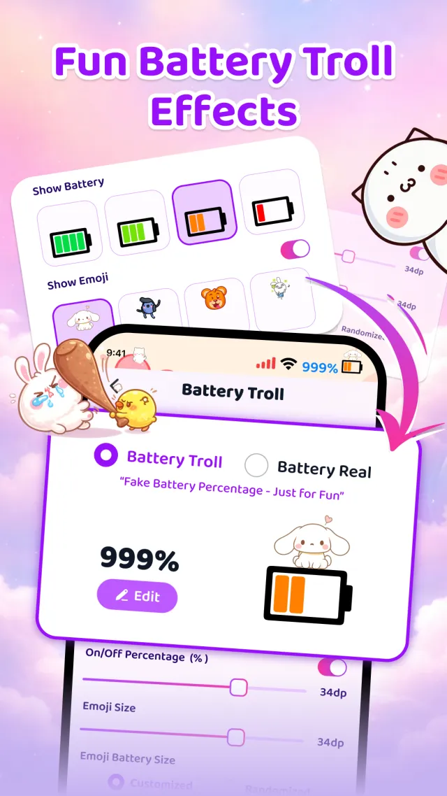 Emoji Battery Icon Customize - Screen 3