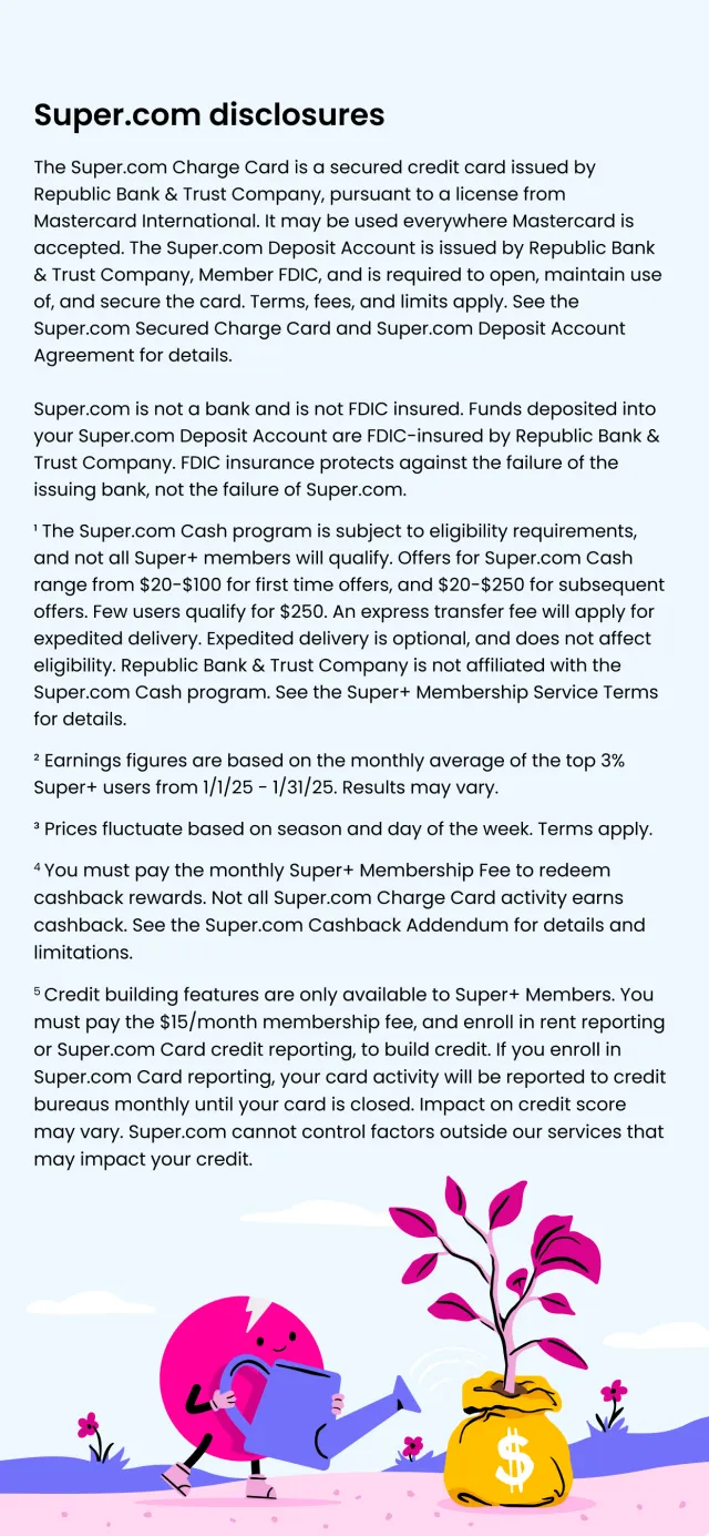 Super.com-Cash Advance, Travel - Screen 8