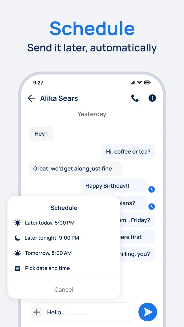 Messages - Screen 6