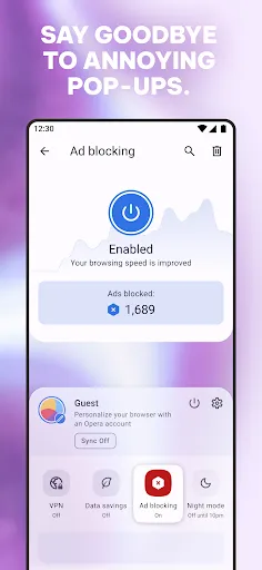 Opera: Private Web Browser - Screen 3