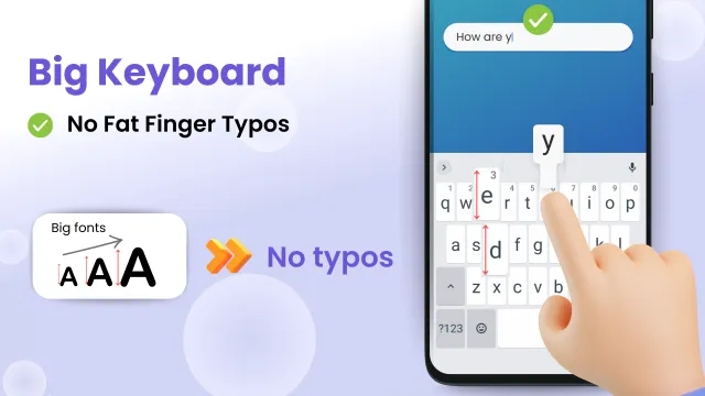 Big Keyboard: Easy Homescreen - Screen 1