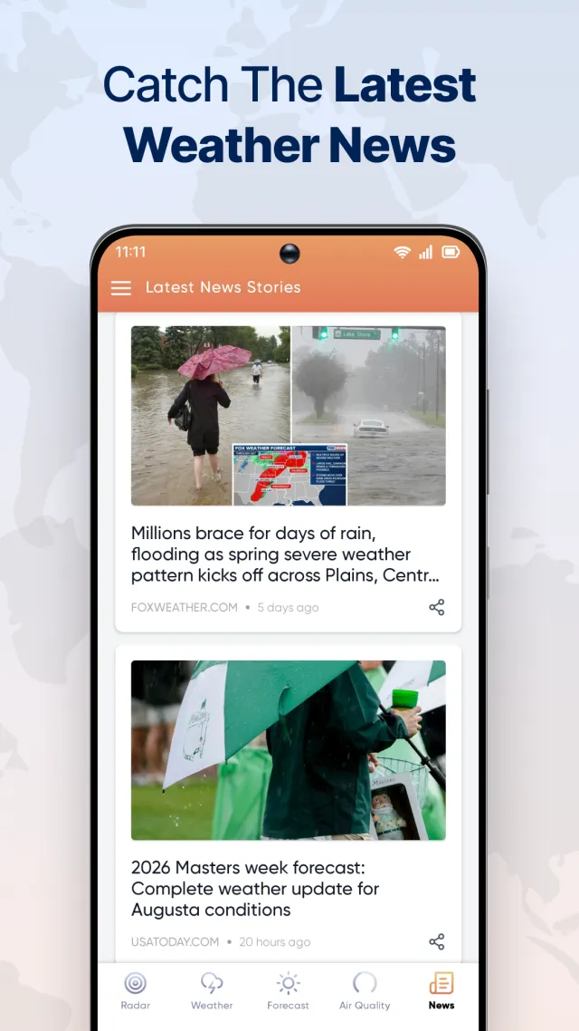 Live Weather Radar Launcher - Screen 6