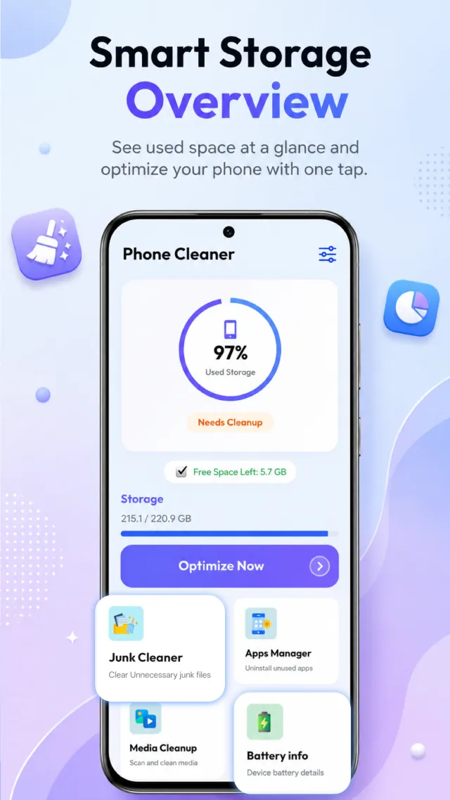 Bynova Cleaner - Screen 1