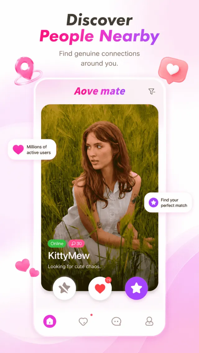 Aove Mate - Chat & Flirt - Screen 1