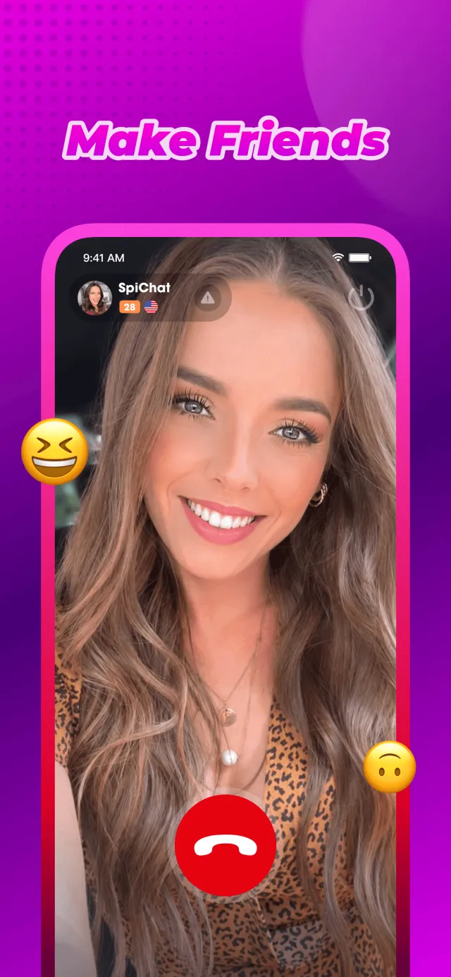 Spichat - Video Chat&Call - Screen 1