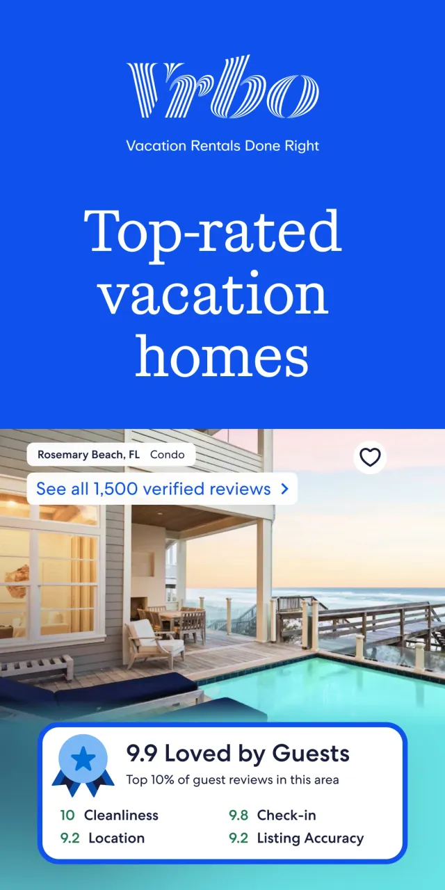 Vrbo Vacation Rentals - Screen 1