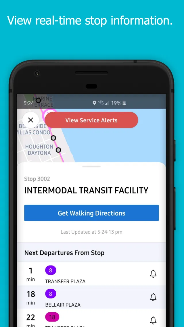 myStop® Mobile - Screen 5