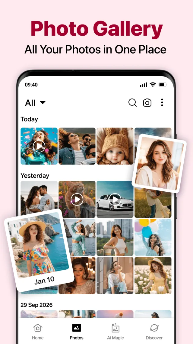 Gallery - Photo Vault & Album - Screen 1