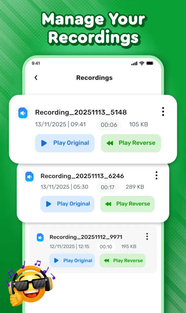 Reverse Audio: Reverse Play - Screen 5