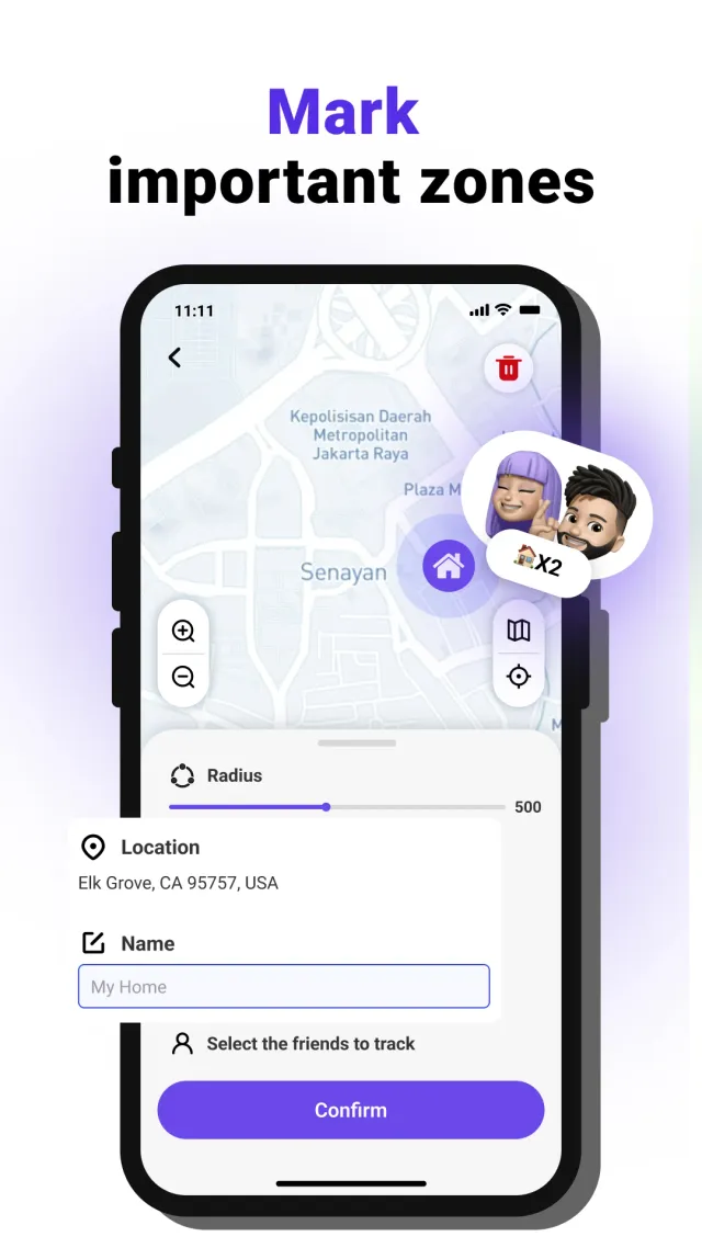 WeTrack - Location Tracker - Screen 3