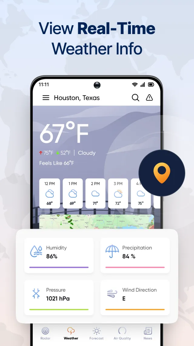 Live Weather Radar Launcher - Screen 5