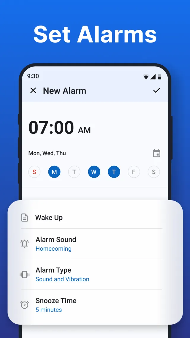 Alarm Clock - Screen 2