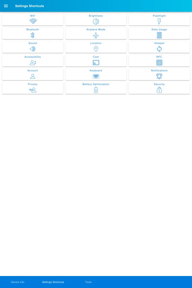 My Device Settings - Screen 8