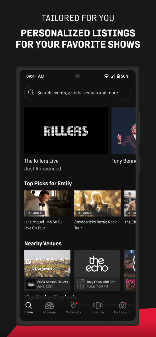 Live Nation At The Concert - Screen 1