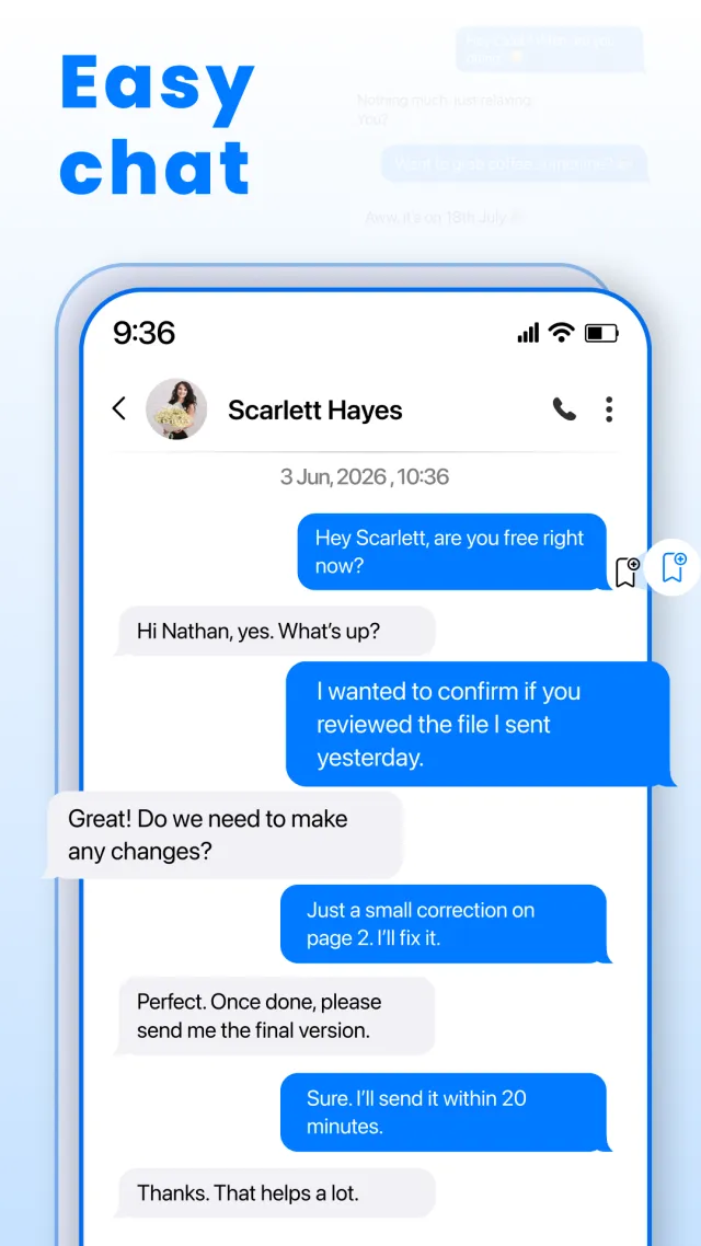 Messenger: SMS Home Launcher - Screen 2