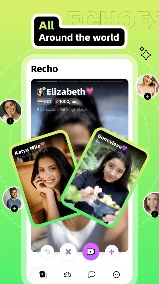 Recho-Live, Video Chat & Room - Screen 1