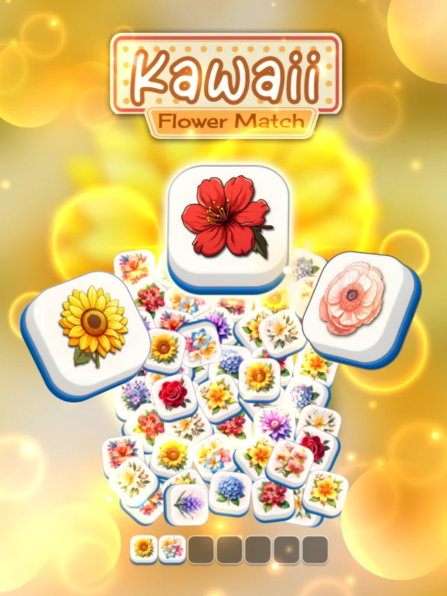 Kawaii Flower Match - Screen 7