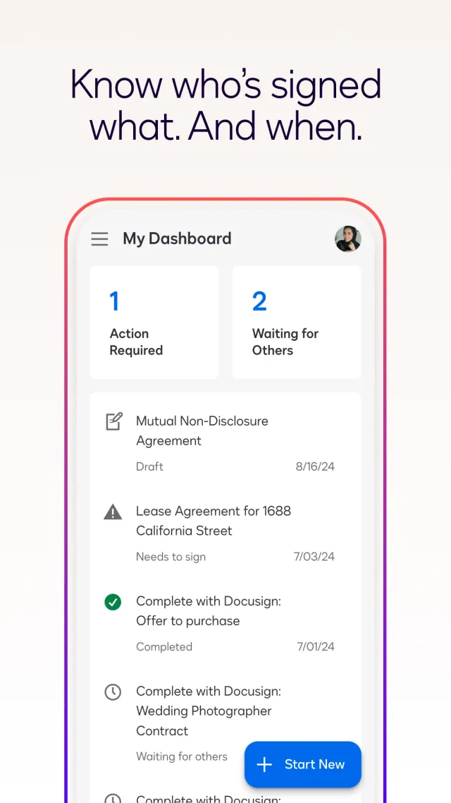 Docusign - Upload & Sign Docs - Screen 3