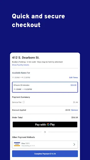 ParkWhiz -- Parking App - Screen 8