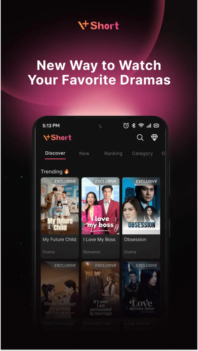 V+SHORT - Global Shorts & Hits - Screen 1