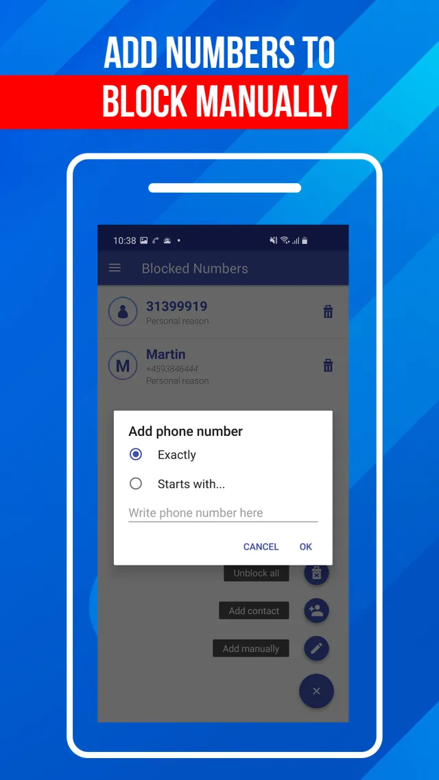 Call Block: Filter and Blocker - Screen 5