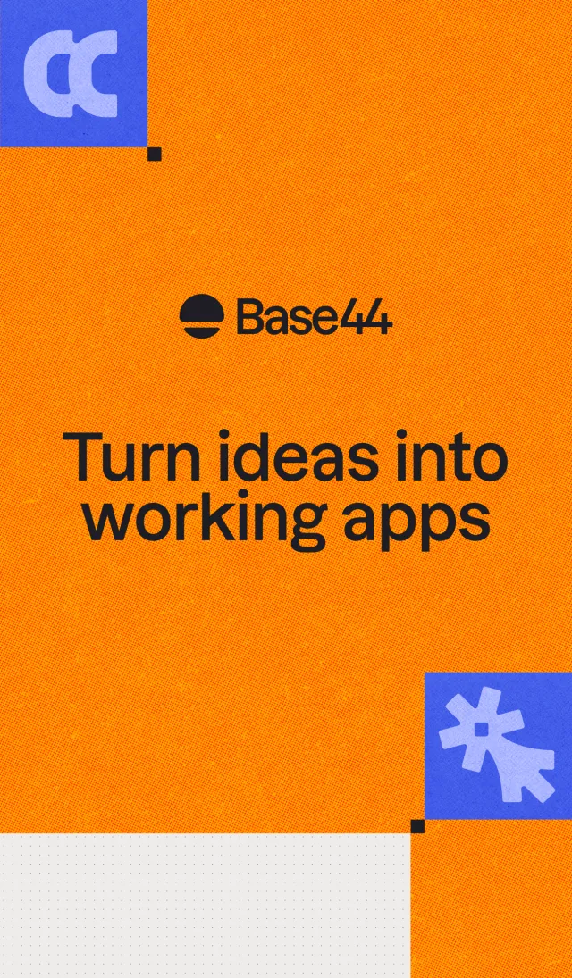 Base44: Build Apps with AI - Screen 1