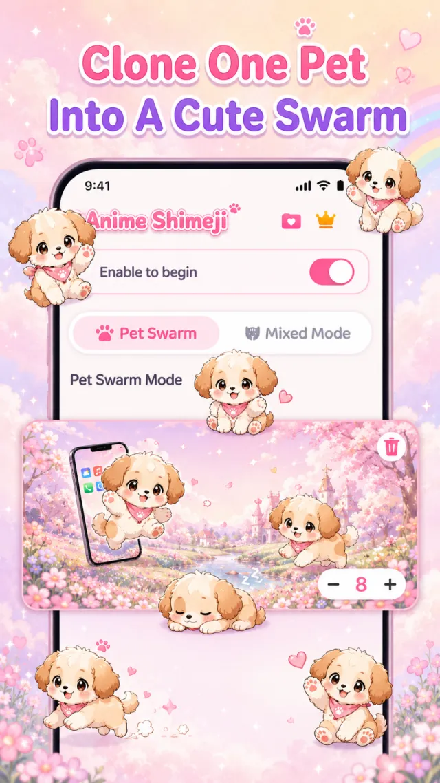 Emoji Battery & Shimeji Pets - Screen 6