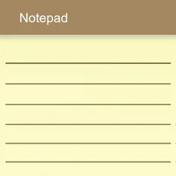 Notepad - simple notes icon