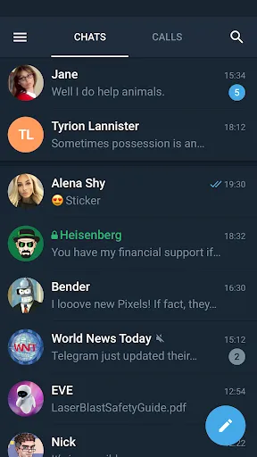 Telegram X - Screen 1